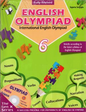 Book cover number 1 for English Olympiad Class 6 (IEO) written by Suparna Sengupta published by V&S Publishers
