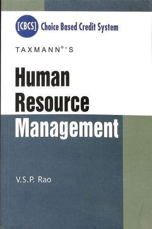 Book cover number 1 for Taxmann's Human Resource Management (CBCS) written by V. S. P. Rao published by Taxmann Publications Pvt. Ltd.