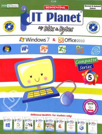 Book cover number 1 for Reinventing IT Planet My Bits & Bytes - Computer Series 5 (Army Edition) written by Harsh Arora, Davinder Singh Minhas published by PM Publishers Pvt. Ltd.