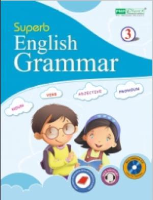 Book cover number 1 for Superb English Grammar 3 (Army Edition) written by Rakhi Jha published by PM Publishers Pvt. Ltd.