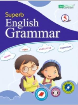 Book cover number 1 for Superb English Grammar 5 (Army Edition) written by Rakhi Jha published by PM Publishers Pvt. Ltd.
