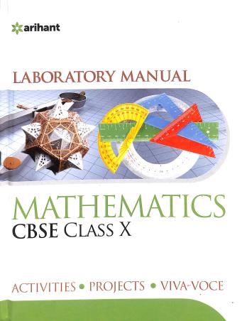 Book cover number 1 for Laboratory Manual : Mathematics CBSE Class 10 written by Divya Malik published by Arihant Prakashan