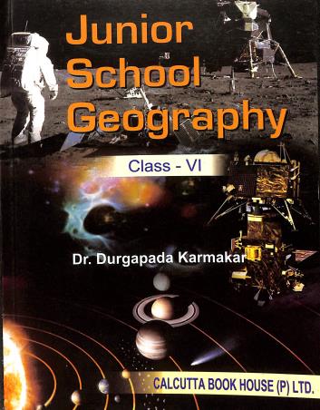 Book cover number 1 for Junior School Geography Class 6 written by Durgapada Karmakar published by Calcutta Book House (P) Ltd