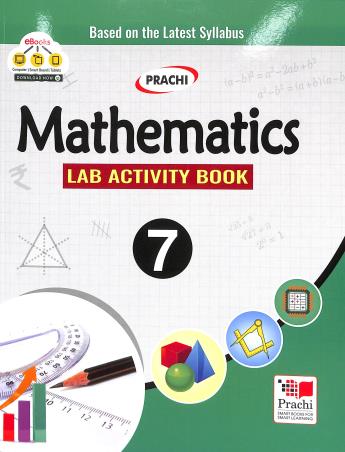 Book cover number 1 for Mathematics Lab Activity Book 7 written by Sanjeev Verma published by Prachi (India) Pvt. Ltd.