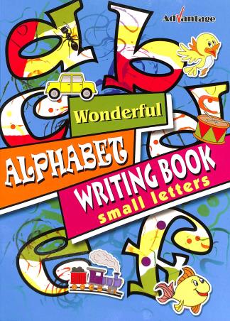 Book cover number 1 for Wonderful Alphabet Writing Book Small Letters written by Rita Beri published by Advantage Educational Books