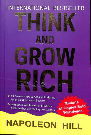 Book cover number 1 for Think And Grow Rich written by Napoleon Hill published by Books Worldwide