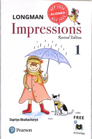 Book cover number 1 for Longman Impressions 1 (NEP 2020 / NCF 2023) written by Supriya Bhattacharya published by Pearson Education