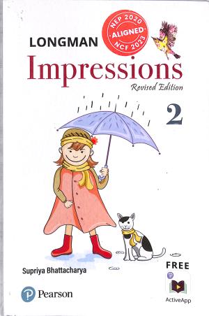 Book cover number 1 for Longman Impressions 2 (NEP 2020 / NCF 2023) written by Supriya Bhattacharya published by Pearson Education