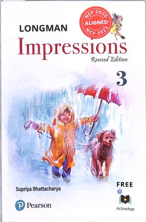 Book cover number 1 for Longman Impressions 3 (NEP 2020 / NCF 2023) written by Supriya Bhattacharya published by Pearson Education