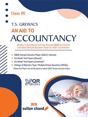 Book cover number 1 for T.S. Grewal's An Aid To Accountancy CBSE 12 written by T. S. Grewal, H. S. Grewal, G. S. Grewal, R. K. Khosla published by Sultan Chand & Sons (P) Ltd