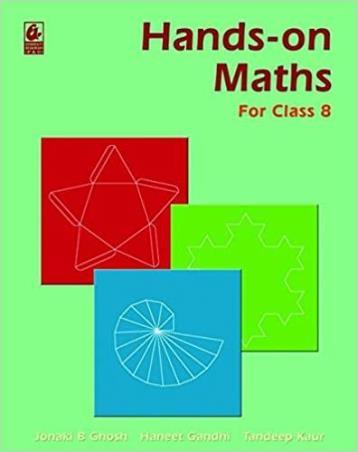 Book cover number 1 for Hands - On Maths For Class 8 written by Haneet Gandhi, Jonaki B. Ghosh, Tandeep Kaur published by Bharati Bhawan Publishers & Distributors