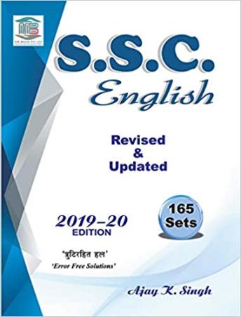Book cover number 1 for S.S.C. English 2019-20 Edition "Error Free Solutions"(165 Sets) written by Ajay K. Singh published by M. B. Books Pvt. Ltd.