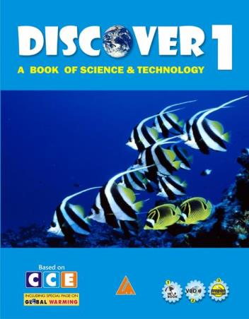 Book cover number 1 for Discover1 (A Book Of Science & Technology) CCE written by Rita Cornelius published by Landmark Books Pvt. Ltd.