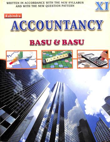 Book cover number 1 for Accountancy Class 11 written by Sanjib Kumar Basu, Sankar Prasad Basu published by Rabindra Library Private Limited