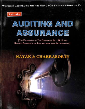 Book cover number 1 for Auditing And Assurance Semester 5 CBCS Syllabus written by Sankar Prasad Nayak, Subir Chakraborty published by Rabindra Library Private Limited