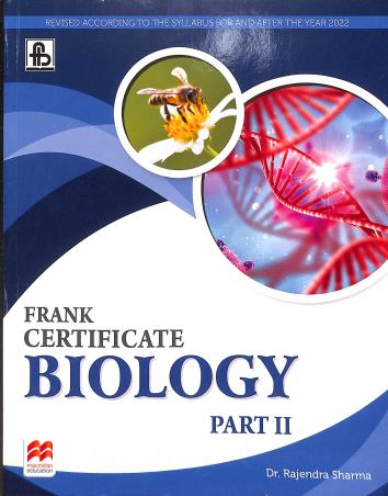 Book cover number 1 for Frank Certificate Biology Part-2 Class 10 written by Rajendra Sharma published by Frank Bros. & Co.