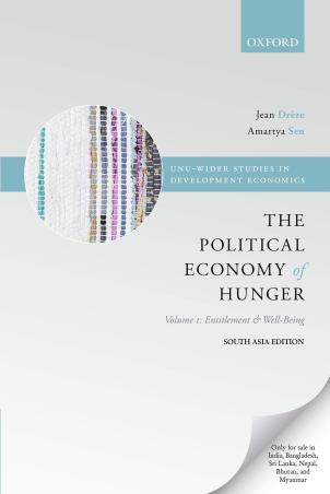 Book cover number 1 for Political Economy Of Hunger Volume 1 : Entitlement And Well-being written by Amartya Sen, Jean Drèze published by Oxford University Press