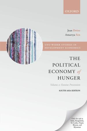 Book cover number 1 for Political Economy of Hunger Volume 2 : Famine Prevention written by Amartya Sen, Jean Drèze published by Oxford University Press