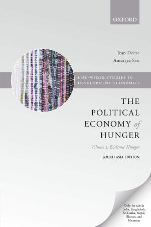 Book cover number 1 for Political Economy of Hunger Volume 3 : Endemic Hunger written by Amartya Sen, Jean Drèze published by Oxford University Press