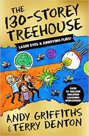 Book cover number 1 for The 130-Storey Treehouse written by Andy Griffiths, Terry Denton published by Pan Macmillan