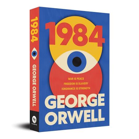 Book cover number 1 for 1984 written by George Orwell published by Fingerprint Publishing