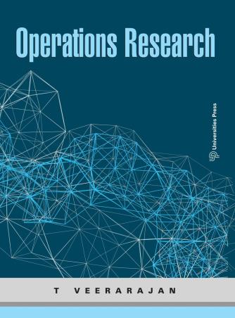Book cover number 1 for Operations Research written by T. Veerarajan published by Universities Press