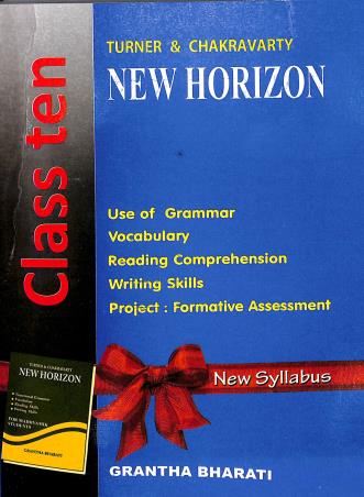 Book cover number 1 for New Horizon Class 10 written by A. F. Turner, G. N. Chakravarty published by Grantha Bharati