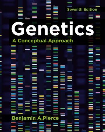 Book cover number 1 for Genetics : A Conceptual Approach written by Benjamin A. Pierce published by W. H. Freeman And Company