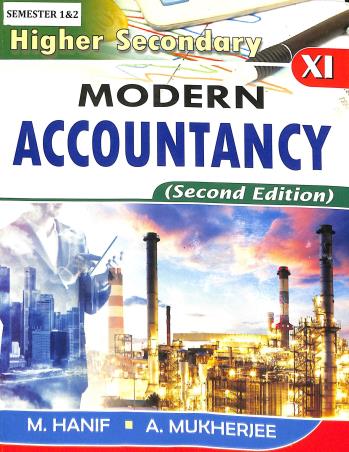 Book cover number 1 for Higher Secondary Modern Accountancy Class 11 Semester 1 & 2 written by Mohammed Hanif, Amitabha Mukherjee published by Sreedhar Publishers