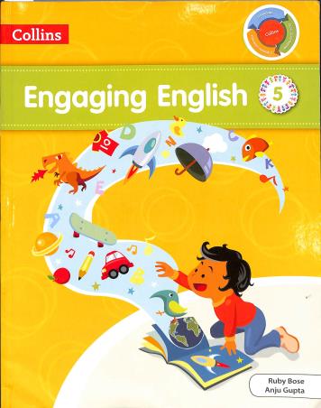 Book cover number 1 for Collins Engaging English 5 written by Anju Gupta, Ruby Bose published by Harper Collins Publishers
