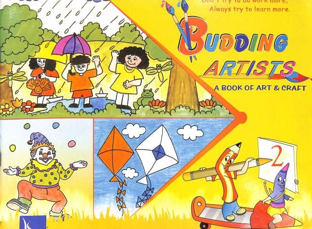 Book cover number 1 for Budding Artists : A Book Of Art & Craft 2 written by NA published by Landmark Books Pvt. Ltd.