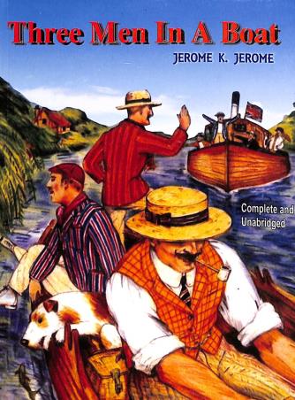 Book cover number 1 for Three Men In A Boat written by Jerome K. Jerome published by Mansi Publishing House