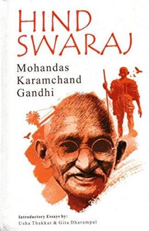 Book cover number 1 for Hind Swaraj written by Mahatma Gandhi published by Indus Source Books