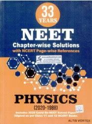 Book cover number 1 for 33 Years NEET Chapter-wise Solutions (2020-1988) - Physics written by NA published by Altis Vortex Books & Publications