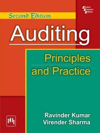 Book cover number 1 for Auditing : Principles And Practice written by Ravinder Kumar, Virender Sharma published by PHI Learning Private Limited
