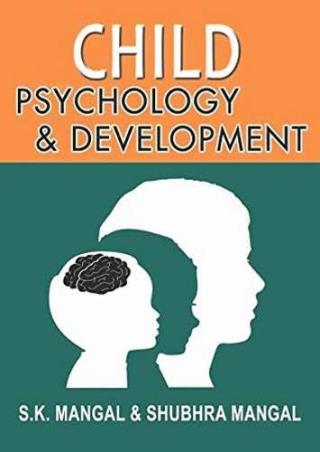 Book cover number 1 for Child Psychology & Development written by S. K. Mangal, Shubhra Mangal published by Sterling Publishers Private Limited