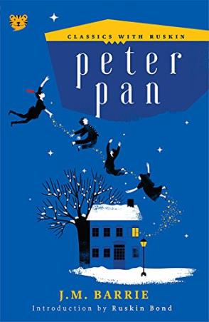 Book cover number 1 for Peter Pan (Classics With Ruskin) written by J. M. Barrie published by Speaking Tiger Publishing Private Limited