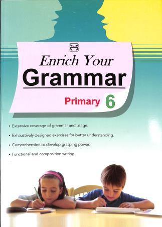 Book cover number 1 for Enrich Your Grammar Primary 6 written by H. S. Bhatia published by DS Publishers India