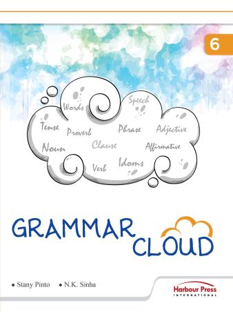 Book cover number 1 for Grammar Cloud 6 written by N. K. Sinha, Stany Pinto published by Harbour Press International