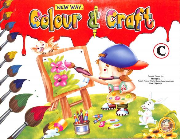 Book cover number 1 for New Way Colour & Craft C written by NA published by Rishikul Publications