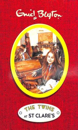 Book cover number 1 for The Twins At St Clare's written by Enid Blyton published by Dean