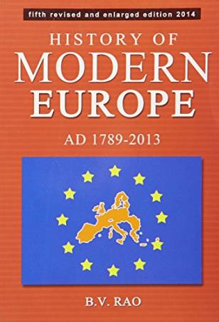 Book cover number 1 for History Of Modern Europe (AD 1789-2013) written by B. V. Rao published by Sterling Publishers Private Limited