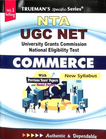 Book cover number 1 for Trueman's NTA UGC NET/SET Commerce written by NA published by Danika Publishing Company