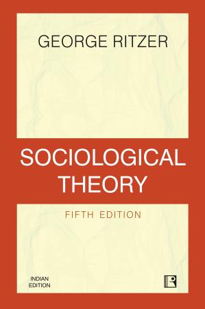 Book cover number 1 for Sociological Theory written by George Ritzer published by Rawat Publications