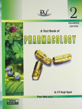 Book cover number 1 for Text Book Of Pharmacology written by P. P. Singh Uppal published by S. Vikas And Company (Medical Publishers)