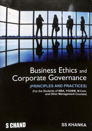 Book cover number 1 for Business Ethics And Corporate Governance (Principles And Practice) written by S. S. Khanka published by S. Chand Publishing