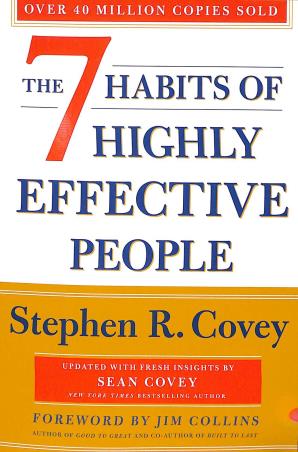 Book cover number 1 for The 7 Habits Of Highly Effective People written by Stephen R. Covey published by Simon & Schuster