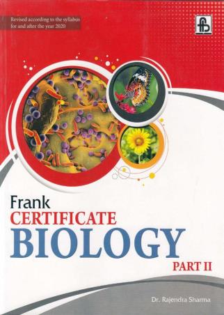Book cover number 1 for Frank Certificate Biology Class 10 Part-2 written by Rajendra Sharma published by Frank Bros. & Co.