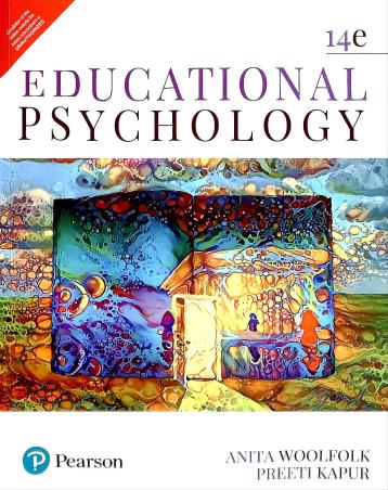 Book cover number 1 for Educational Psychology written by Anita Woolfolk, Preeti Kapur published by Pearson Education