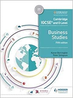 Book cover number 1 for Cambridge IGCSE And O Level Business Studies written by Karen Borrington published by Hodder Education